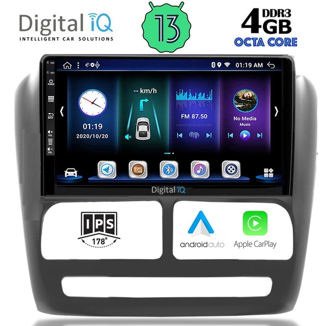 DIGITAL IQ BXD 6137_CPA (9inc) MULTIMEDIA TABLET for FIAT DOBLO mod. 2010-2015