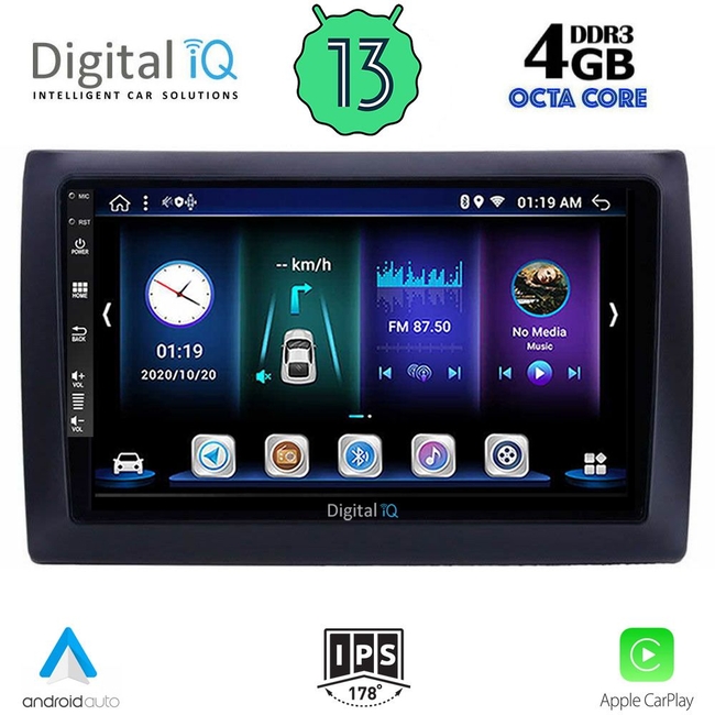 DIGITAL IQ BXD 6145_CPA (9inc) MULTIMEDIA TABLET for FIAT STILO mod. 2001-2007