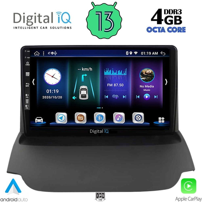 DIGITAL IQ BXD 6150_CPA (9inc) MULTIMEDIA TABLET for FORD ECOSPORT  mod. 2012-2018