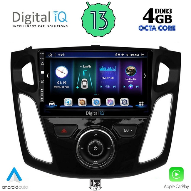 DIGITAL IQ BXD 6157_CPA (9inc) MULTIMEDIA TABLET for FORD FOCUS mod. 2011-2018