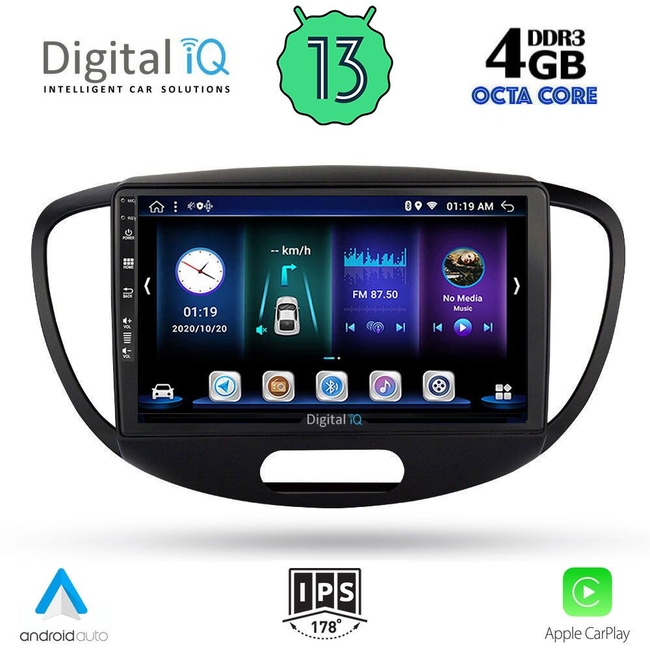 DIGITAL IQ BXD 6223_CPA (9inc) MULTIMEDIA TABLET for HYUNDAI i10 mod. 2008-2013