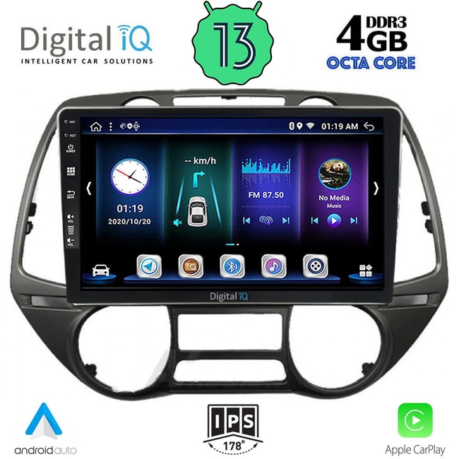 DIGITAL IQ BXD 6226_CPA  (9inc) MULTIMEDIA TABLET for HYUNDAI i20 mod. 2008-2013