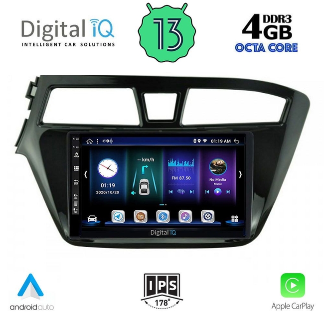 DIGITAL IQ BXD 6229_CPA (9inc) MULTIMEDIA TABLET for HYUNDAI i20 mod. 2014-2019