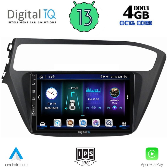 DIGITAL IQ BXD 6230_CPA (9inc) MULTIMEDIA TABLET for HYUNDAI i20 mod. 2019-2021