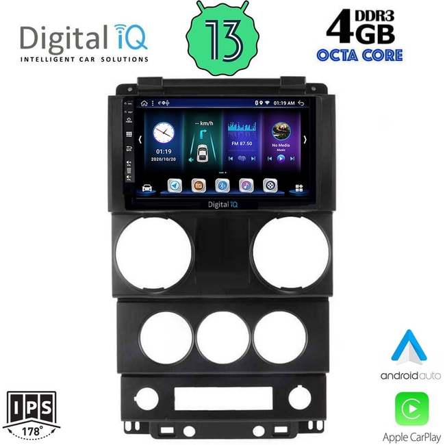 DIGITAL IQ BXD 6292_CPA (9inc) MULTIMEDIA TABLET for JEEP WRANGLER  mod. 2006-2011