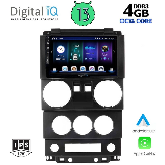 DIGITAL IQ BXD 6293_CPA (9inc) MULTIMEDIA TABLET for JEEP WRANGLER  mod. 2006-2011