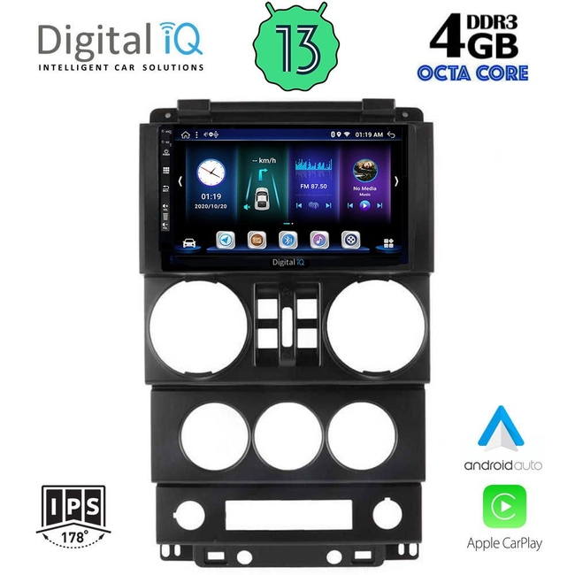 DIGITAL IQ BXD 6294_CPA (9inc) MULTIMEDIA TABLET for JEEP WRANGLER mod. 2006-2011