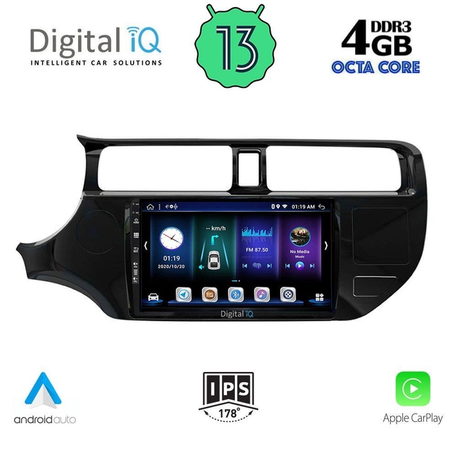 DIGITAL IQ BXD 6314_CPA (9inc) MULTIMEDIA TABLET for KIA RIO mod. 2012-2015