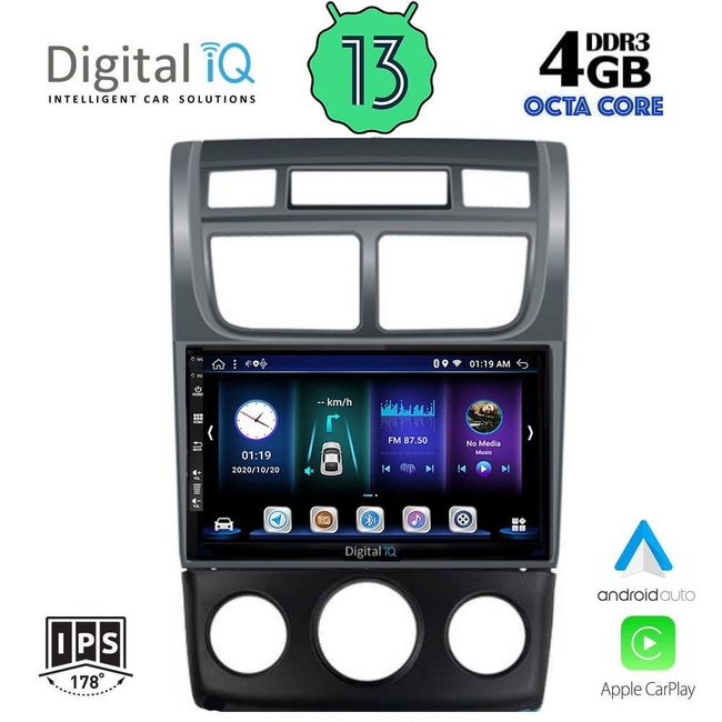 DIGITAL IQ BXD 6324_CPA (A/C) (9inc) MULTIMEDIA TABLET for KIA SPORTAGE mod. 2004-2010