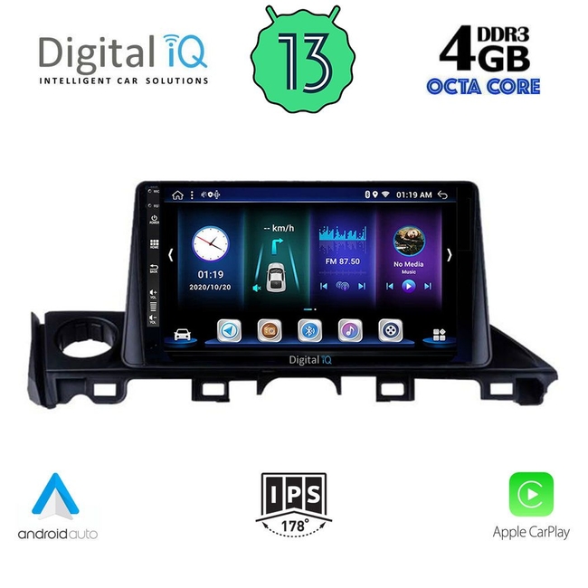 DIGITAL IQ BXD 6379_CPA (9inc) MULTIMEDIA TABLET for MAZDA 6 mod. 2017-2020