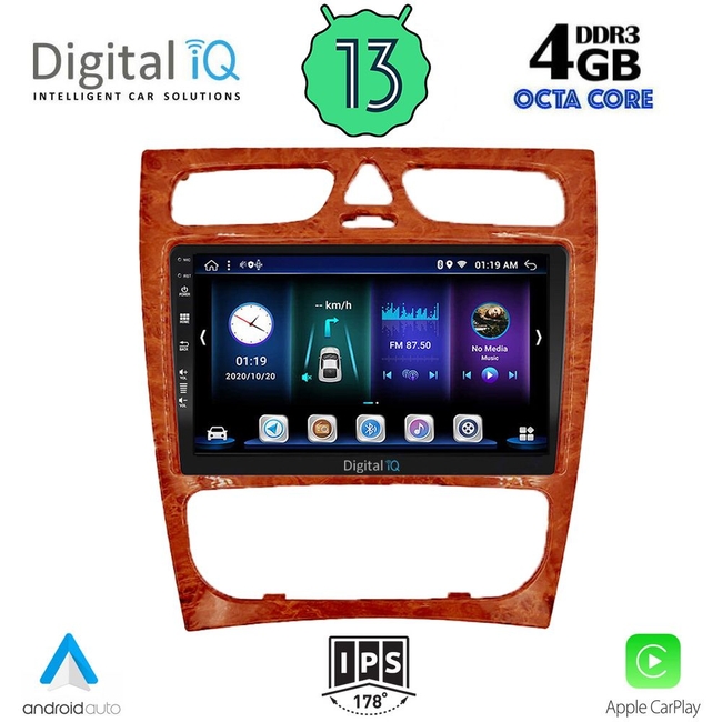 DIGITAL IQ BXD 6402CH_CPA (9inc) MULTIMEDIA TABLET for MERCEDES C (W203) mod. 1999-2004