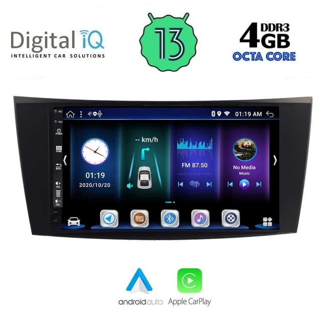 DIGITAL IQ BXD 6407_CPA (8inc) MULTIMEDIA TABLET for MERCEDES E W211 – CLS mod. 2003-2009