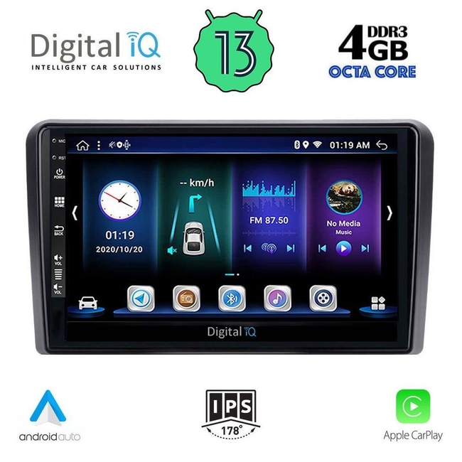 DIGITAL IQ BXD 6451_CPA (10inc) MULTIMEDIA TABLET for NISSAN MICRA mod. 2014-2017