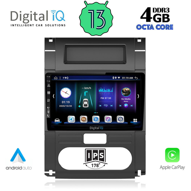 DIGITAL IQ BXD 6477_CPA (10inc) MULTIMEDIA TABLET for NISSAN XTRAIL mod. 2007-2013