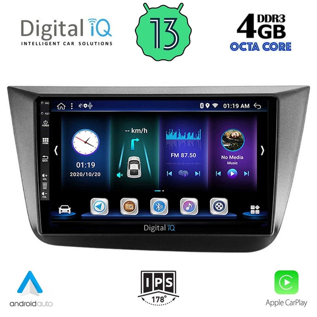 DIGITAL IQ BXD 6570_CPA (9inc) MULTIMEDIA TABLET for SEAT ALTEA mod. 2004-2015