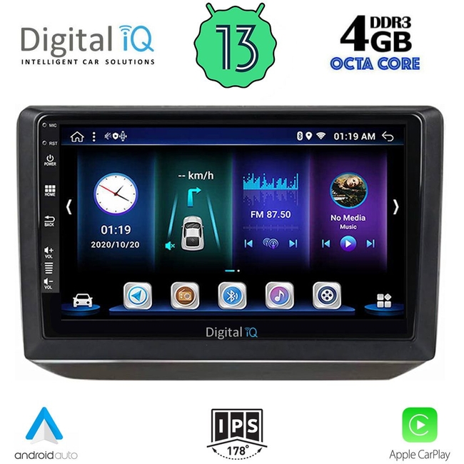 DIGITAL IQ BXD 6581_CPA (10inc) MULTIMEDIA TABLET for SKODA FABIA mod. 2008-2014