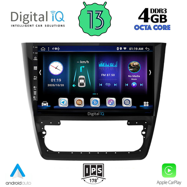 DIGITAL IQ BXD 6610_CPA (10inc) MULTIMEDIA TABLET for SKODA YETI mod. 2014>