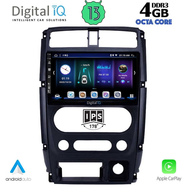 DIGITAL IQ BXD 6678_CPA (9inc) MULTIMEDIA TABLET for SUZUKI JIMNY mod. 2007-2017