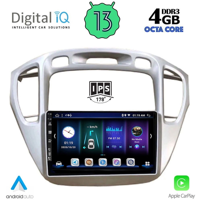 DIGITAL IQ BXD 6718_CPA (9inc) MULTIMEDIA TABLET for TOYOTA HIGHLANDER mod. 2002-2009