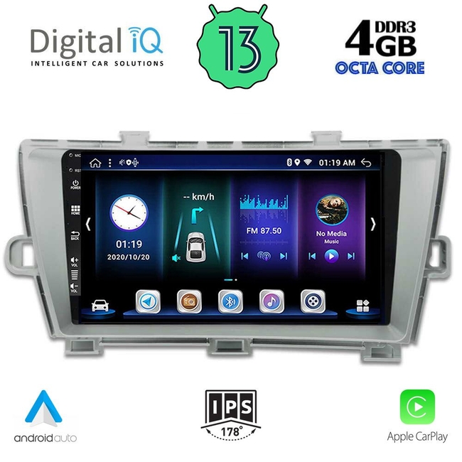 DIGITAL IQ BXD 6726_CPA (9inc) MULTIMEDIA TABLET for TOYOTA PRIUS mod. 2009-2015