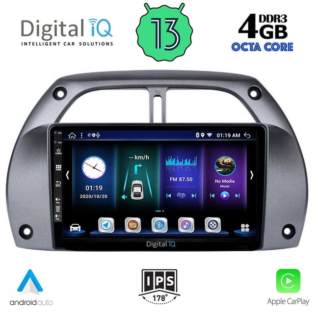 DIGITAL IQ BXD 6730_CPA A/C (9inc) MULTIMEDIA TABLET for TOYOTA RAV 4 mod. 2000-2006