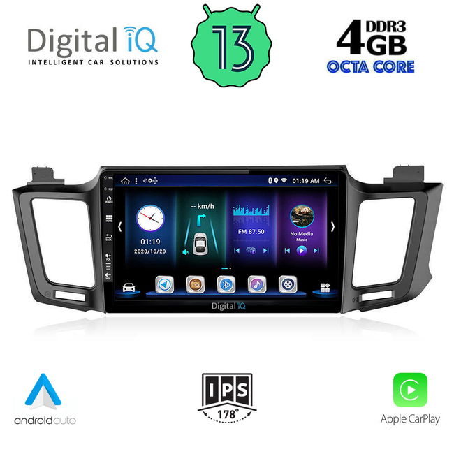 DIGITAL IQ BXD 6733_CPA (10inc) MULTIMEDIA TABLET for TOYOTA RAV 4 mod. 2013-2019