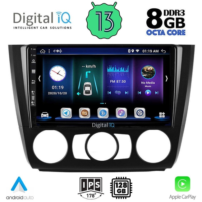 DIGITAL IQ BXD 8040_CPA A/C (9inc) MULTIMEDIA TABLET for BMW S.1  E81-82-87-88 mod. 2004-2013