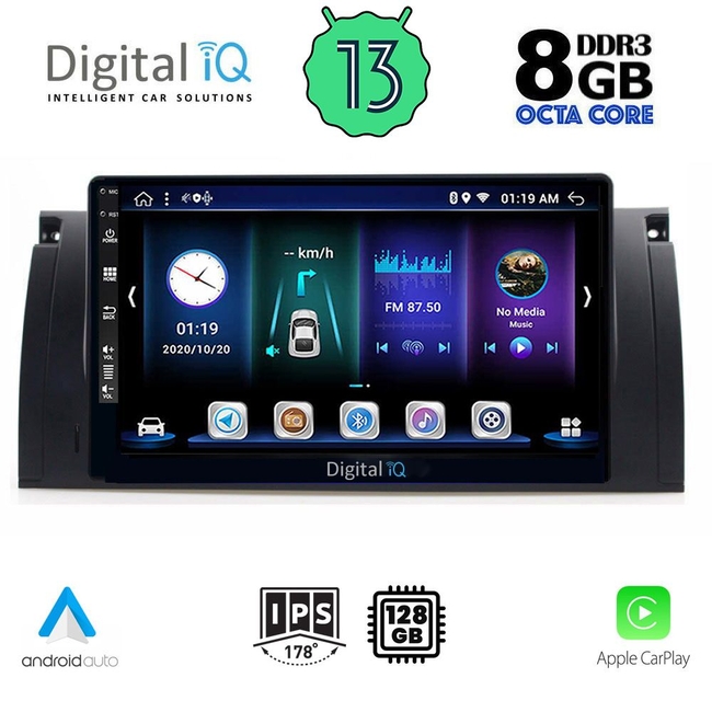 DIGITAL IQ BXD 8045_CPA (9inc) MULTIMEDIA TABLET for BMW Series 5 (E39) mod. 1997-2005 | X5 (E53) mod. 1999-2006