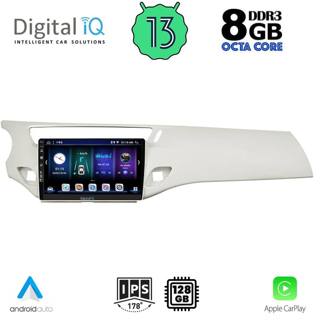 DIGITAL IQ BXD 8092_CPA (9inc) MULTIMEDIA TABLET for CITROEN C3 - DS3 mod. 2009-2016