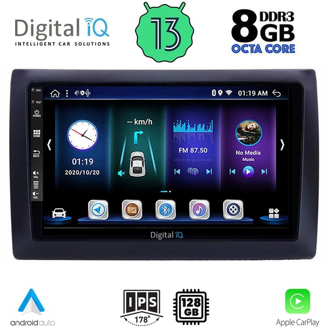 DIGITAL IQ BXD 8145_CPA (9inc) MULTIMEDIA TABLET for FIAT STILO mod. 2001-2007