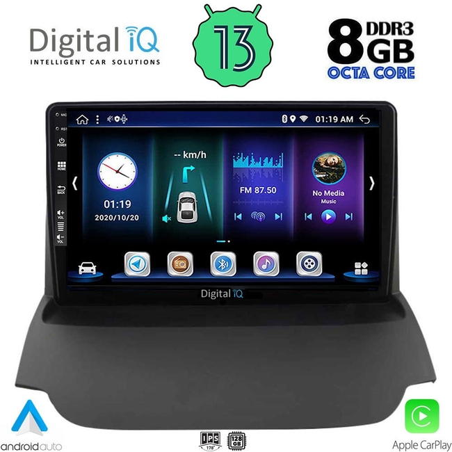 DIGITAL IQ BXD 8150_CPA (9inc) MULTIMEDIA TABLET for FORD ECOSPORT  mod. 2012-2018