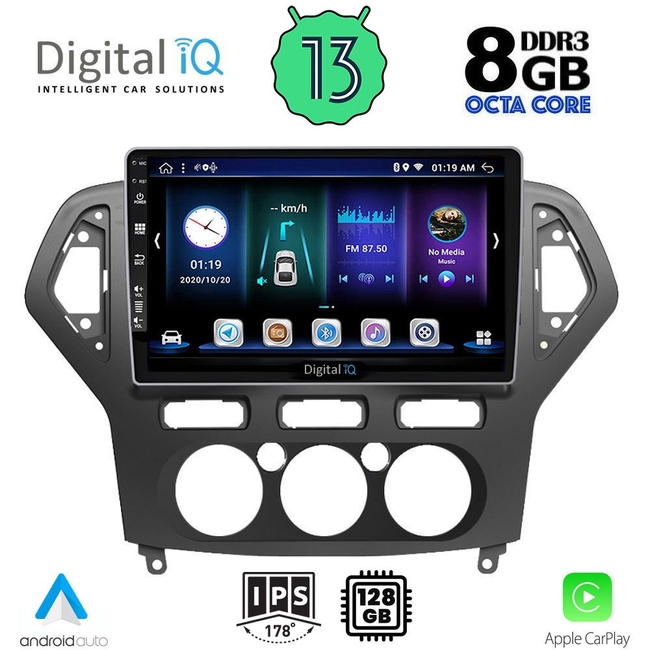 DIGITAL IQ BXD 8162_CPA A/C (10inc) MULTIMEDIA TABLET for FORD MONDEO mod. 2007-2011