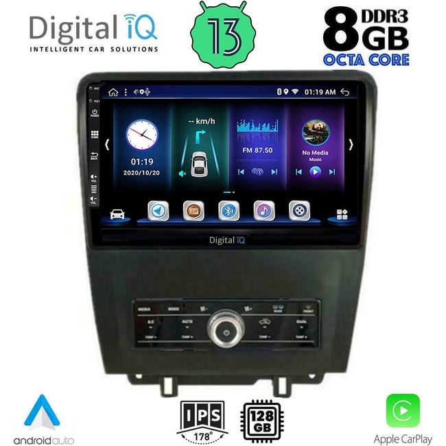 DIGITAL IQ BXD 8165_CPA (9inc) MULTIMEDIA TABLET for FORD MUSTANG mod. 2010-2015