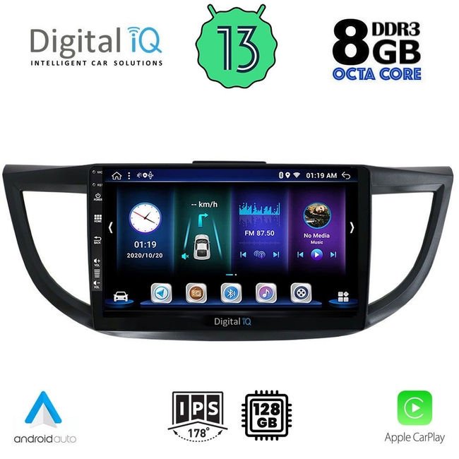 DIGITAL IQ BXD 8198_CPA (10inc) MULTIMEDIA TABLET for HONDA CRV mod. 2013-2017