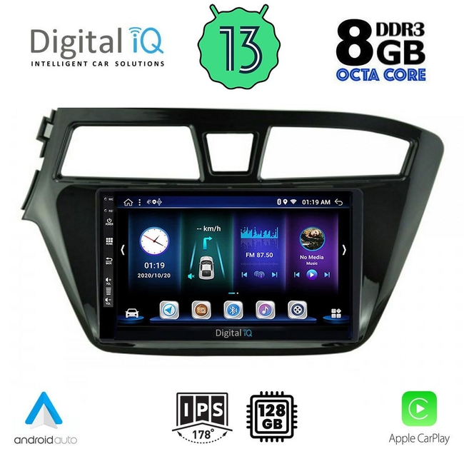 DIGITAL IQ BXD 8229_CPA (9inc) MULTIMEDIA TABLET for HYUNDAI i20 mod. 2014-2019