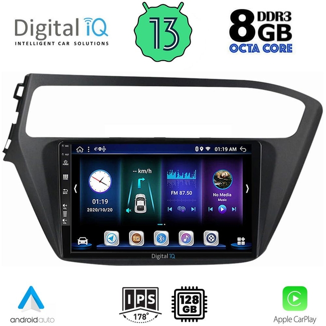 DIGITAL IQ BXD 8230_CPA (9inc) MULTIMEDIA TABLET for HYUNDAI i20 mod. 2019-2021