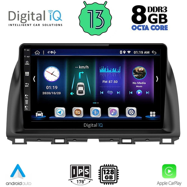 DIGITAL IQ BXD 8380_CPA (10inc) MULTIMEDIA TABLET for MAZDA  CX5 mod. 2013-2017