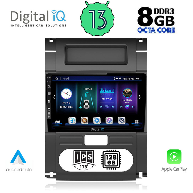 DIGITAL IQ BXD 8477_CPA (10inc) MULTIMEDIA TABLET for NISSAN XTRAIL mod. 2007-2013