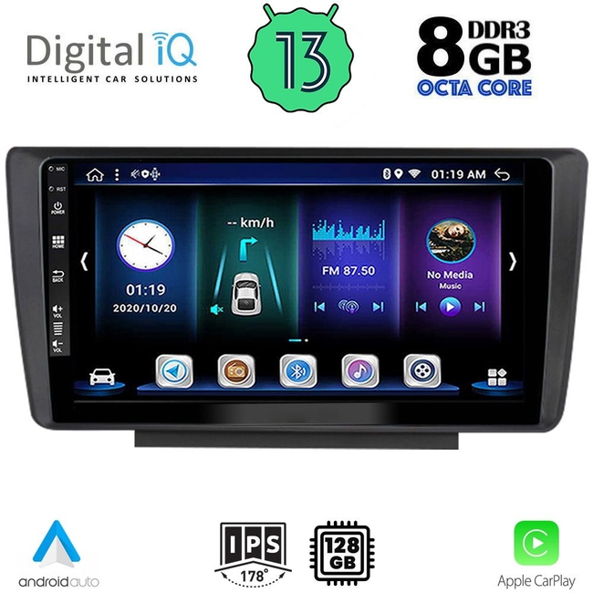 DIGITAL IQ BXD 8594_CPA (9inc) MULTIMEDIA TABLET for SKODA OCTAVIA 5 mod. 2005-2012