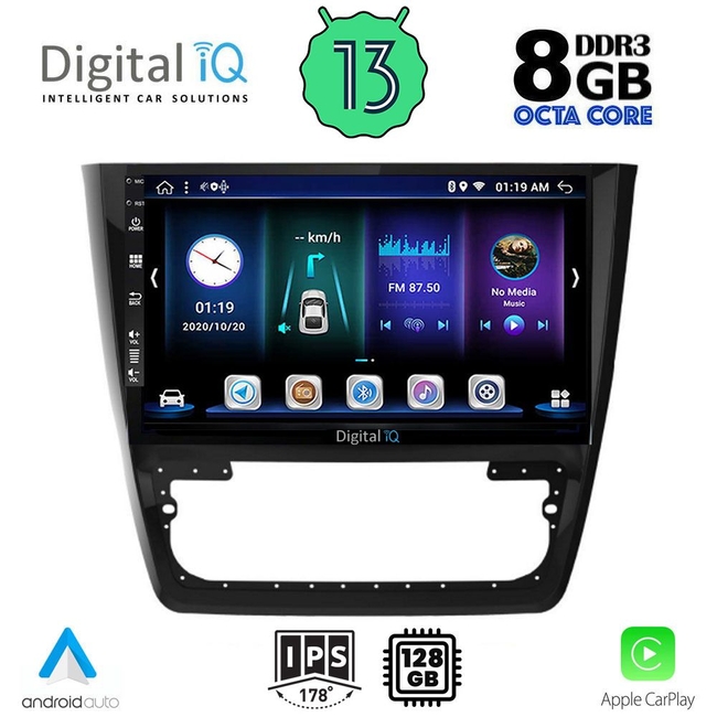 DIGITAL IQ BXD 8610_CPA (10inc) MULTIMEDIA TABLET for SKODA YETI mod. 2014>