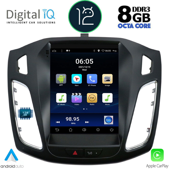 DIGITAL IQ BXD 8855_CPA TESLA STYLE  for FORD FOCUS mod. 2011-2017