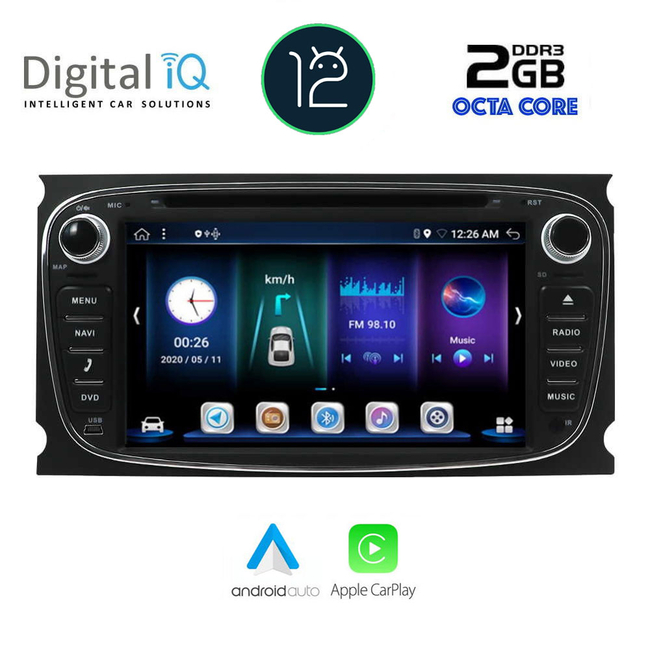 DIGITAL IQ BXE 503_CPA (7'' DVD) MULTIMEDIA for FORD mod. 2007-2011