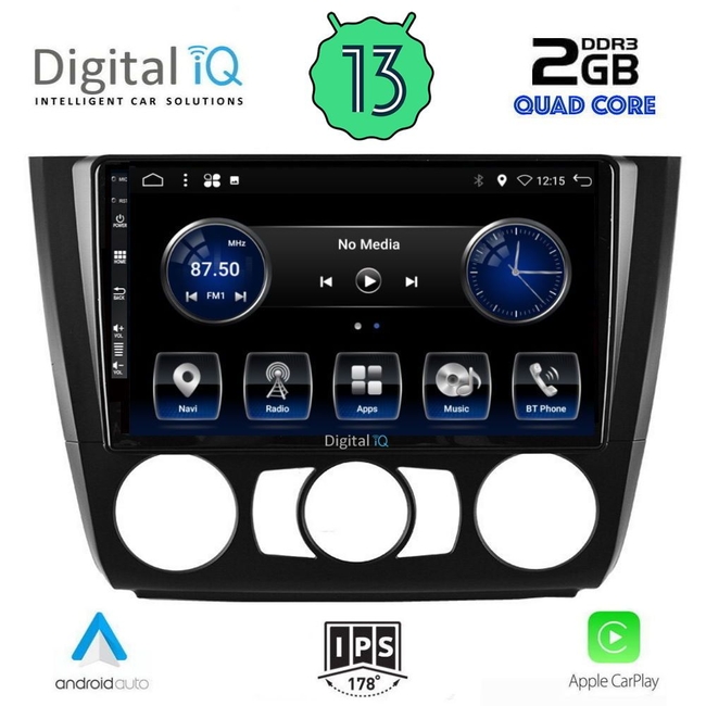 DIGITAL IQ BXH 3040_CPA A/C (9inc) MULTIMEDIA TABLET for BMW S.1 E81-82-87-88 mod. 2004-2013