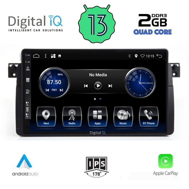 DIGITAL IQ BXH 3042_CPA (9inc) MULTIMEDIA TABLET for BMW S.3 (E46) mod. 1998-2005