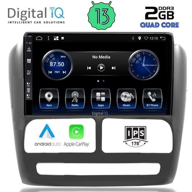 DIGITAL IQ BXH 3137_CPA (9inc) MULTIMEDIA TABLET for FIAT DOBLO mod. 2010-2015