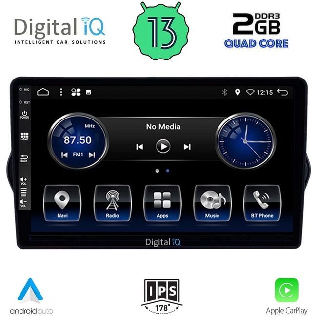 DIGITAL IQ BXH 3148_CPA (9inc) MULTIMEDIA TABLET for FIAT TIPO mod. 2015-2023