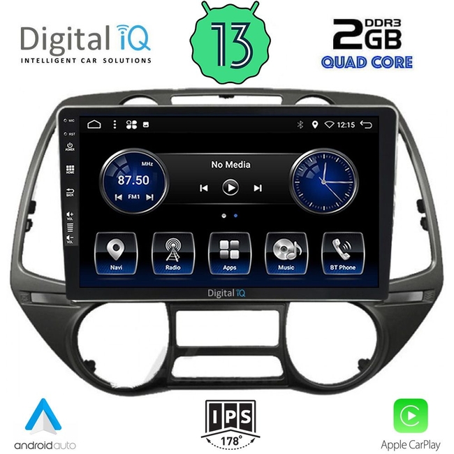 DIGITAL IQ BXH 3226_CPA  (9inc) MULTIMEDIA TABLET for HYUNDAI i20 mod. 2008-2013