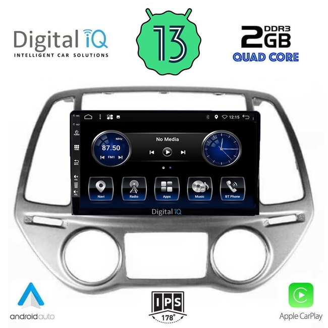 DIGITAL IQ BXH 3227_CPA A/C (9inc) MULTIMEDIA TABLET for HYUNDAI i20 mod. 2008-2012