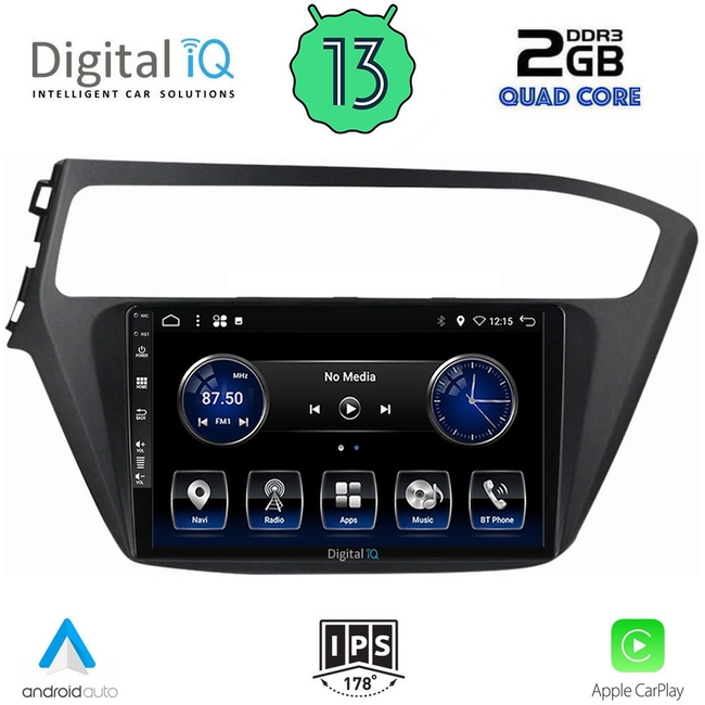 DIGITAL IQ BXH 3230_CPA (9inc) MULTIMEDIA TABLET for HYUNDAI i20 mod. 2019-2021