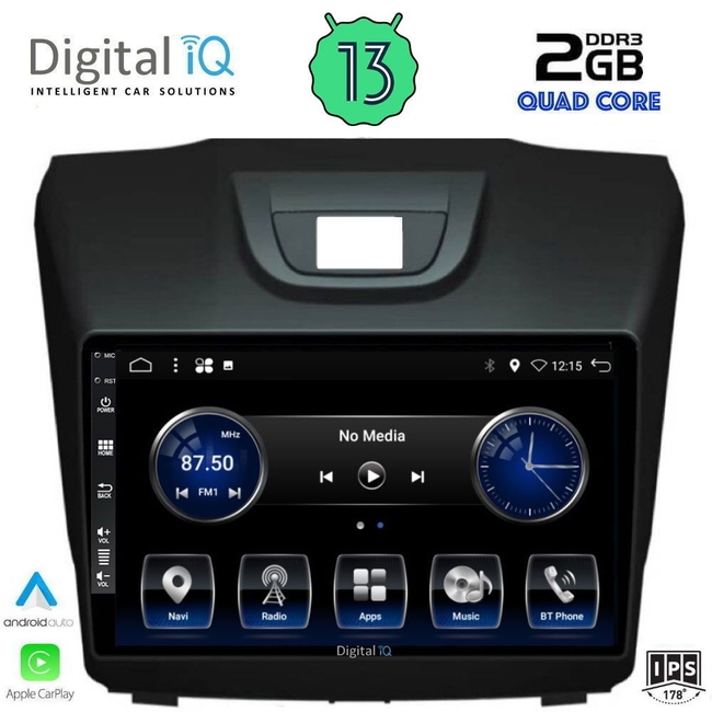 DIGITAL IQ BXH 3255_CPA (9inc) MULTIMEDIA TABLET for ISUZU DMAX mod. 2012&gt;